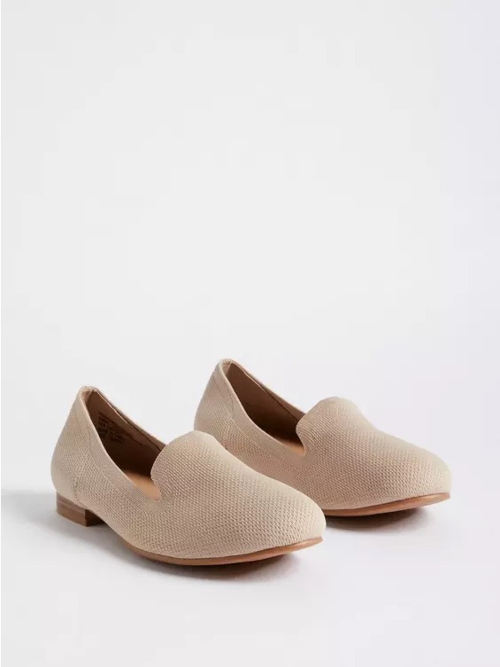 Torrid Taupe Stretch Knit Loafers - Picture 1 of 11